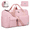 Pink(Foldable), variant on Travel Duffle Bag, Weekender Bags for Women with Shoe Compartment, Carry on Overnight Bag with Toiletry Bag and Shoes Bag, Gym Duffel Bag with Wet Pocket, Hospital Bags for Labor and Delivery, Black