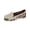 Zebra, variant on Women Leopard Print Square Toe Knitted Loafers Breathable Slip On Walking Shoes Lightweight Soft Sole Casual Footwear for Daily Wear
