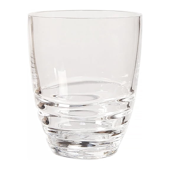 Set of Four Clear Acrylic Stemless Whiskey Glass