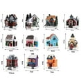 thumbnail image 5 of Warm White LED Christmas Village Scene - Battery Operated Resin Houses and Town | Eye-catching, High Durability Xmas Ornaments for Home, 5 of 8