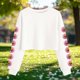 thumbnail image 5 of Camisetas de Manga Larga de las Mujeres Moda Impresa Suelta Casual Cuello Redondo Suéter Deportivo Top Se Ajusta Fiel Al Tamaño, 5 of 5