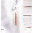 thumbnail image 3 of StylesILove Women Vertical Bar Tortoise Shell Marble Earrings Lightweight Dangle Earrings (Black), 3 of 23