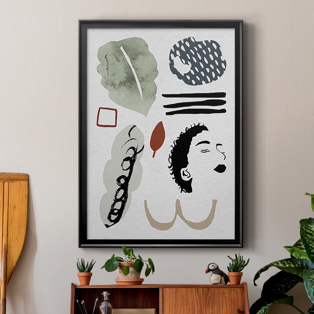 Collected Mindfulness III Premium Framed Print, in Gold, Black, or Silver - Ready to Hang