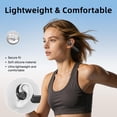 thumbnail image 3 of E12 Open Ear Headphones with 8MP Camera Bone Conduction Headphones Bluetooth 6.0 Wireless Earbuds Hi-Fi Stereo Running Earphones IP65 Waterproof AI Voice Assistant Headset for Sports/Workout/Cycling, 3 of 9