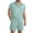 #02 Mint Green 【Mix & Match: Essential Colors in Stock】, variant on Men's Casual Short Sleeve Shirt and Shorts Set 2 Piece Outfit Loose Fit Beach Vacation Daily Versatile Streetwear Loungewear Summer Travel Outfits Modern Fashion Essential