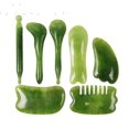 thumbnail image 3 of 7 Pieces Gua Sha Massager, Massager Gua Sha Massager, Suitable For Face, Neck, , Body, Legs, Back, 3 of 5