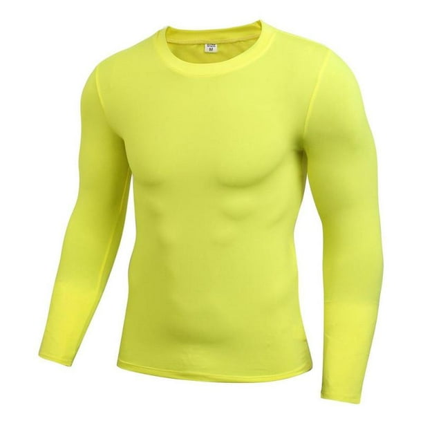 Download Popvcly - Autumn Spring Men Long Sleeve Sports Compression ...