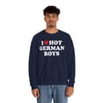 thumbnail image 5 of German Germany Wife Girlfriend Husband Sweatshirt Gift Crew Neck Shirt Long, 5 of 7