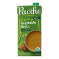 Pacific Foods Low Sodium Organic Vegetable Broth, 32 oz Carton pack of