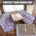 thumbnail image 2 of Aplkyhs Colorful Butterfly RV Dinette Cushion Covers Stretchable Camper Accessories Universal Bench Cushion Comfortable Cushion Covers for Couches and Sofas Washable Slip Covers for Loveseat, 2 of 7