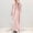 Pink #1, variant on pstuiky Dresses for Women, Women Cotton Linen Shirtdress Striped Lapel Shirtdress Long Sleeve Lapel Ankle Length Dress Floor-Length Dress Leisure Pink L