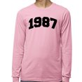 thumbnail image 2 of 1987 College Style Long Sleeve Shirt Unisex 2X-Large Pink, 2 of 5