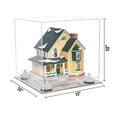 thumbnail image 2 of Better Display Cases Acrylic Versatile Display Case - Medium Square Box with Clear Case, White Risers and Mirror Base10" x 10" x 10" (V33/A028), 2 of 4