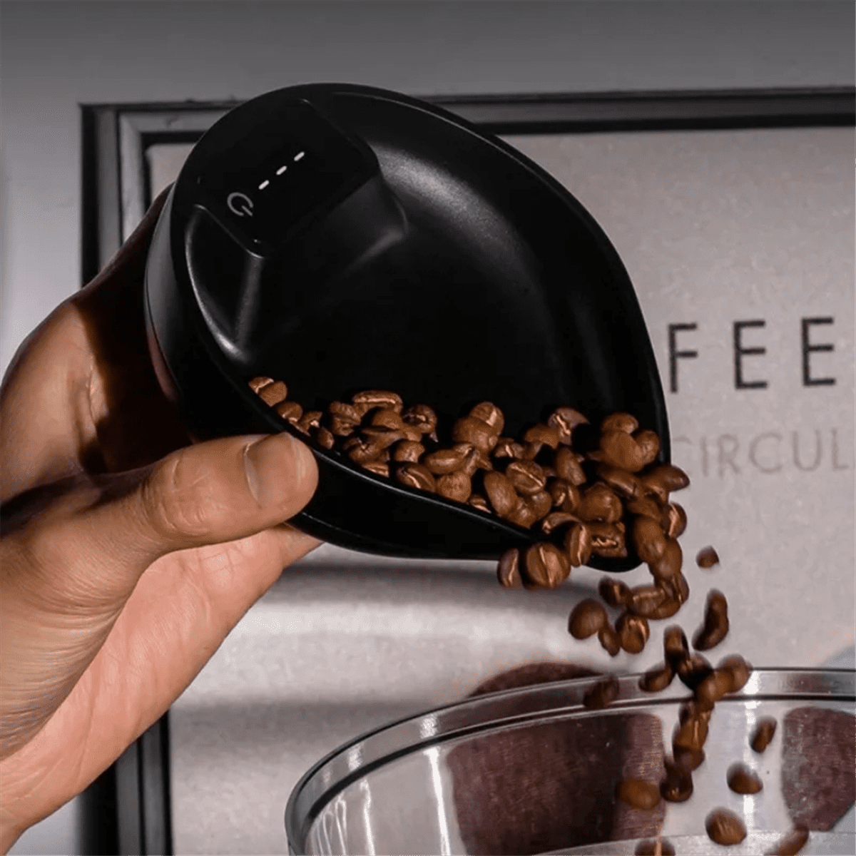 Mini Coffee Electronic Scale Espresso Weighing Display Tray