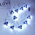 thumbnail image 6 of VOSS 10 LED Chanukah Hanukkah String Party Light Decors Candlestick Battery Operated LED For Home Lamp Decorations, 6 of 6