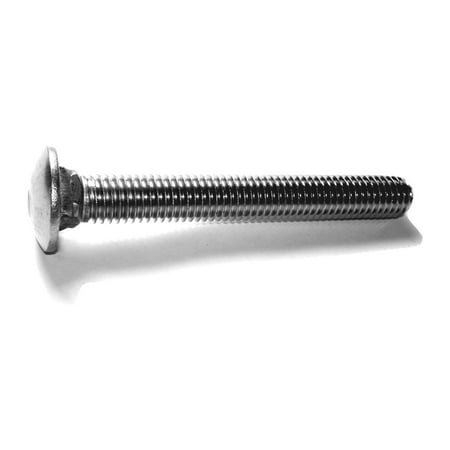 

1/2 -13 x 4 18-8 Stainless Steel Coarse Thread Carriage Bolts (10 pcs.)