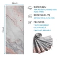 thumbnail image 2 of White Gray Red Marble Pattern Hot Yoga Mat Towel Non Slip for Hot Yoga - Quick-Drying Yoga Mat Cover with 4 Corner Pockets with Travel Bag - Hot Yoga Towel Non Slip 74"x26", 2 of 6