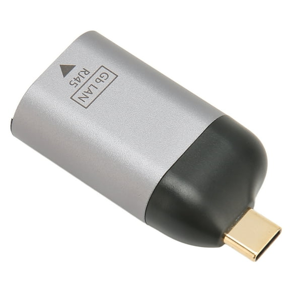 USB C To RJ45 LAN Adapter, Small Size USB C To Ethernet Adapter for Tablets