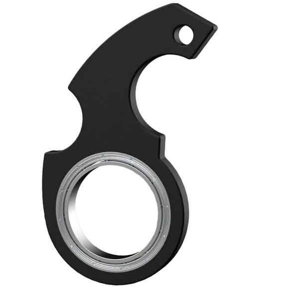 Keychain Spinner Fidget Ring Toy Novelty Keychain Fidget Toy Portable Key Ring Spinner Toy For Finger Exercising