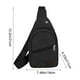 thumbnail image 3 of Bolso bandolera de lona informal para hombre, bolso de hombro deportivo de gran capacidad y moda, bolso de pecho de lona, 3 of 6