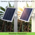 thumbnail image 2 of Cargador de panel solar Uogw, paquete de 3 cables impermeables de 3,5 W, 2 of 6