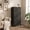 Black, variant on Kelno 4 Drawer Fabric Dresser Steel Frame Storage Chest Organizer with Wood Top, White