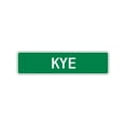 thumbnail image 1 of Kye Boys Children Name Letter Printed Wall Plaque Decoration Label Indoor Outdoor Unique Novelty Aluminum Metal Sign 4"x13.5", 1 of 1