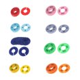 thumbnail image 3 of CSChome Séparateurs de Taille Réutilisables pour Vêtements : Résistants aux Chocs, Séparateurs Ronds de Couleur Vive pour Vêtements, 3 of 7