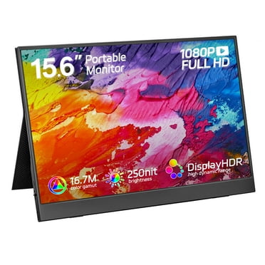 REHISK 15.6'' FHD 1080p Portable IPS Laptop Monitor