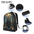 thumbnail image 5 of Honeii Forest Meditating Tiger Print Laptop Backpack for Work, College, Travel, Daily Backpacks for Men Women, Sport Rucksack,Computer Bag, 5 of 8