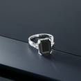 thumbnail image 6 of Gem Stone King 5.95 Ct Octagon Black Onyx 925 Sterling Silver Ring, 6 of 6