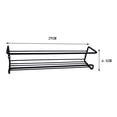 thumbnail image 4 of Seasoning Rack Hanging Shelf Spice Jar Storage Kitchen Organizer Wall-Mounted, 4 of 9