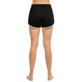 thumbnail image 3 of Sofra Women's Casual Comfy Dolphin Hem Workout Active Gym Shorts, 3 of 5