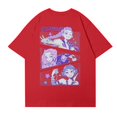 thumbnail image 3 of Pop cazadora para niña Hunters Boys Girls Fashion Round-Neck Group Panels T Shirt （Red）, 3 of 4