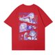 thumbnail image 3 of Pop cazadora para niña Hunters Boys Girls Fashion Round-Neck Group Panels T Shirt （Red）, 3 of 4