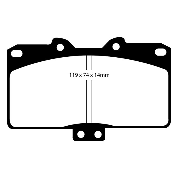 EBC Brakes UD531 EBC Ultimax Brake Pads;