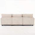 thumbnail image 4 of Modern Velvet Large U-Shaped Sofa 220cm for Living Room, 4 of 18