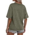 thumbnail image 3 of Sundazz Oversized T Shirts for Women Cotton Vintage Acid Wash Tees Baggy Shirts Trendy Casual Tops, 3 of 9