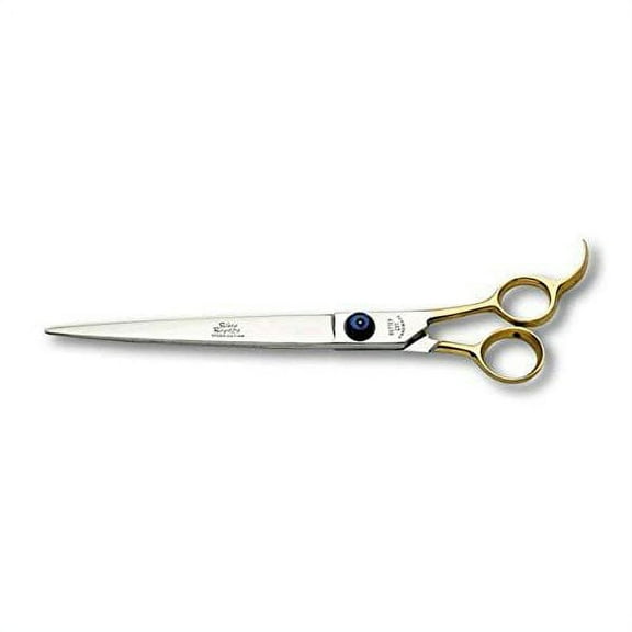 Professional Blue Breeze Speedcutter Grooming Shears Straight Curved Blending (10 inch Straight)