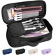 thumbnail image 1 of Estuche de gran capacidad para lápices, multifuncional, con compartimentos, para niñas y niños, para papelería, cosméticos, 2100 ml (negro)., 1 of 7