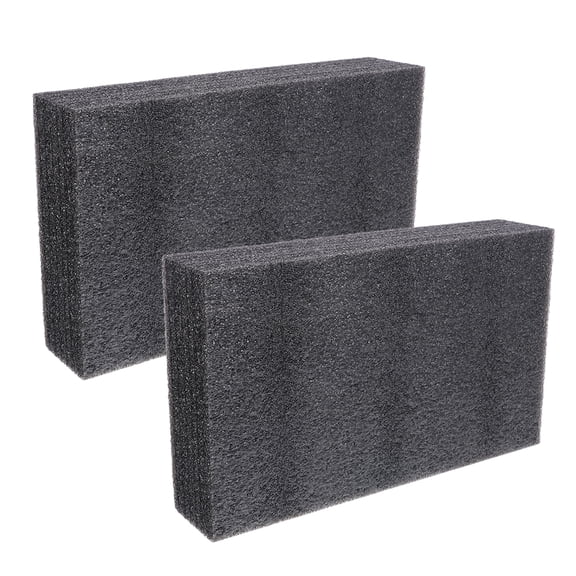 MERRYHAPY 2-Pack Shock Resistant Black Polyurethane Foam Inserts for Tool Box and Camera Case
