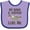 Lavender and Purple, variant on Inktastic Nana and Poppop Love Me Girls Baby Bib