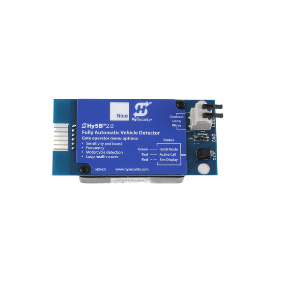 HySecurity MX4621 Hy5B Vehicle Loop Detector For Gate Operators Smart Touch Smart DC SmartCNX