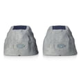 thumbnail image 3 of iHome Audio iHRK-500LTMS-PR Rechargeable Bluetooth Outdoor Solar Rock LED Speakers with Multilink - Pair (Gray Slate), 3 of 10