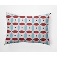 thumbnail image 2 of E by Design Geometric Indoor/Outdoor Lumbar Throw Pillow, 2 of 4