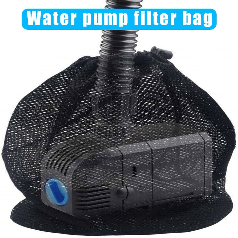 Water Pump Filter Bag Tear Resistant Drawstring Pond Pumps Barrier Net