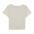 thumbnail image 2 of Playera Alfani adornada con panel metálico para mujer beige extra pequeña, 2 of 2