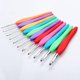 thumbnail image 2 of 8-Pack Knitting Tools Crochet Tools Soft Handle Candy Color Yarn Crochet Hook Set Wear-Resistant and Non-Slip, 2 of 3