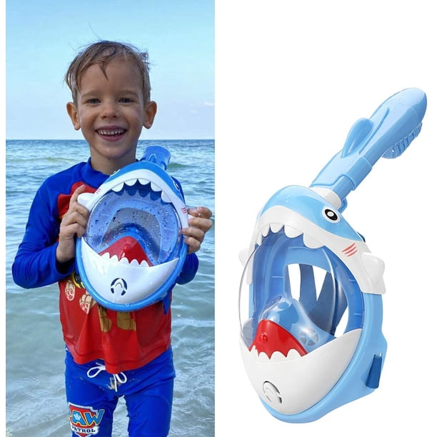 Masque De Plongée Intégral Seaview – 180°, Anti-buée Et Anti-fuite, Pour Adulte Et Enfant, Avec Support Caméra