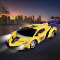 thumbnail image 6 of Allaugh Wireless Remote Control Car for Boys 4-7 8-12Y, High Speed Racing RC Truck Dirft Car Kids Electric Toy with Lights and Controller, Yellow, 6 of 10